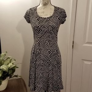 Michael kors black and white dress